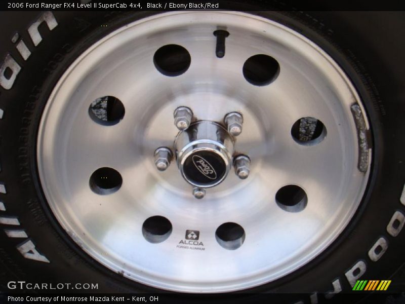 Black / Ebony Black/Red 2006 Ford Ranger FX4 Level II SuperCab 4x4