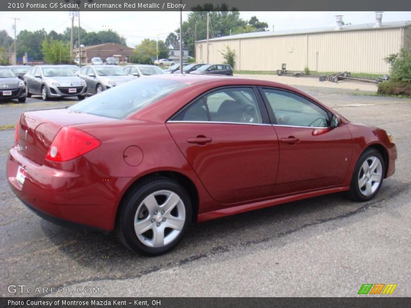 Performance Red Metallic / Ebony 2010 Pontiac G6 Sedan