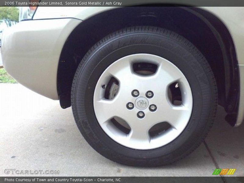 Sonora Gold Metallic / Ash Gray 2006 Toyota Highlander Limited