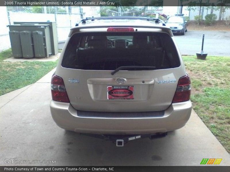 Sonora Gold Metallic / Ash Gray 2006 Toyota Highlander Limited