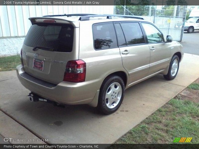 Sonora Gold Metallic / Ash Gray 2006 Toyota Highlander Limited