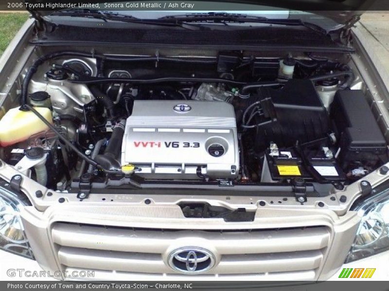 Sonora Gold Metallic / Ash Gray 2006 Toyota Highlander Limited