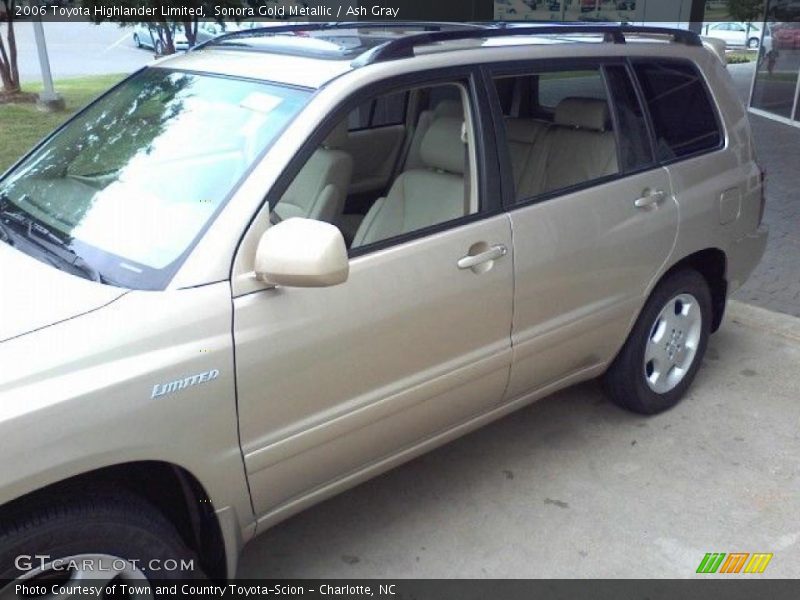 Sonora Gold Metallic / Ash Gray 2006 Toyota Highlander Limited