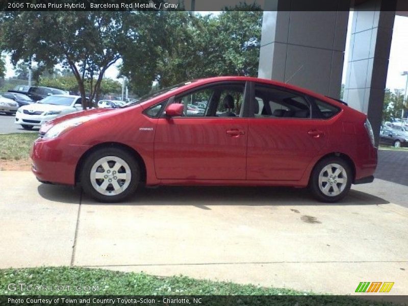 Barcelona Red Metallic / Gray 2006 Toyota Prius Hybrid