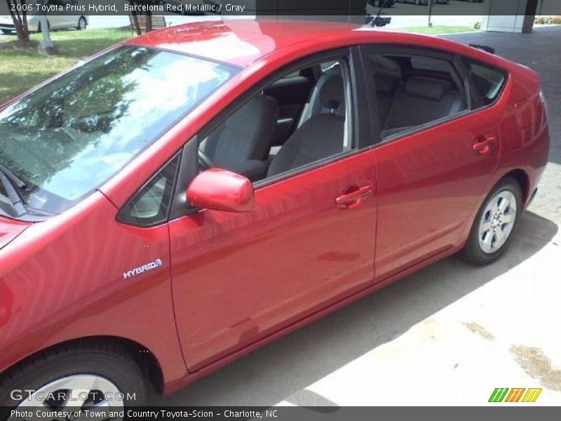 Barcelona Red Metallic / Gray 2006 Toyota Prius Hybrid