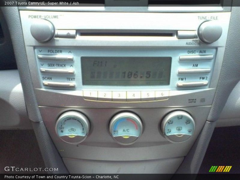 Super White / Ash 2007 Toyota Camry LE