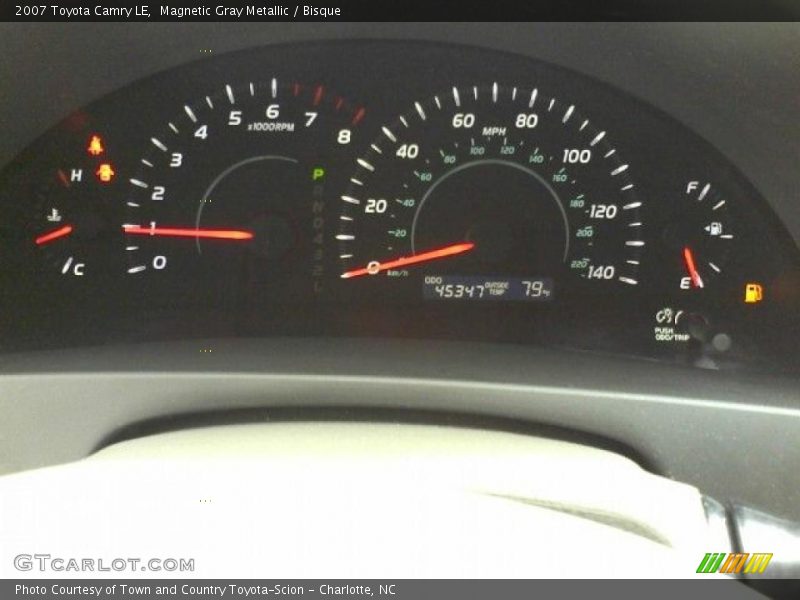 Magnetic Gray Metallic / Bisque 2007 Toyota Camry LE