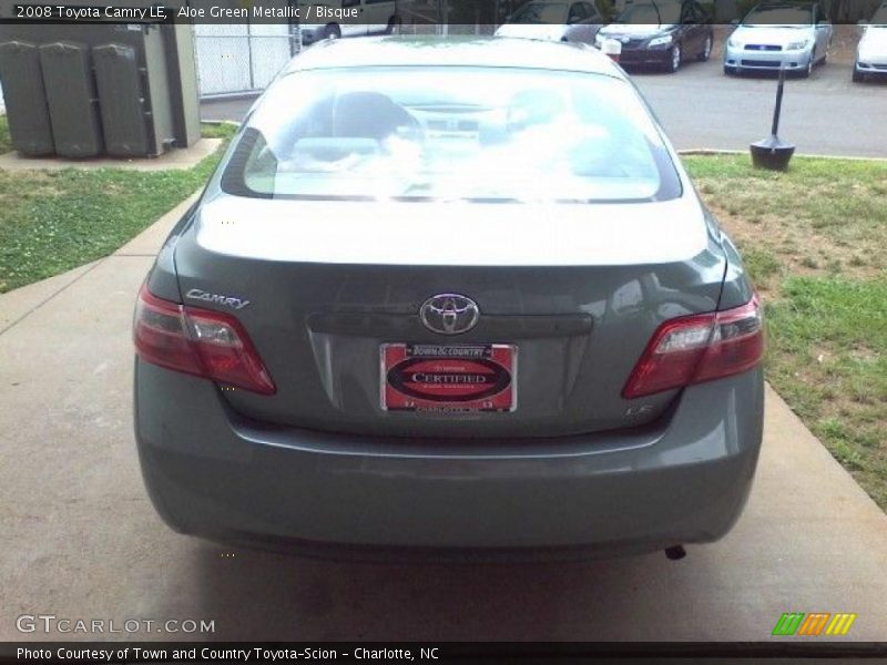 Aloe Green Metallic / Bisque 2008 Toyota Camry LE