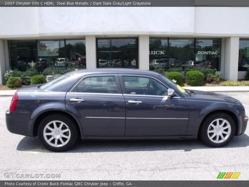 Steel Blue Metallic / Dark Slate Gray/Light Graystone 2007 Chrysler 300 C HEMI