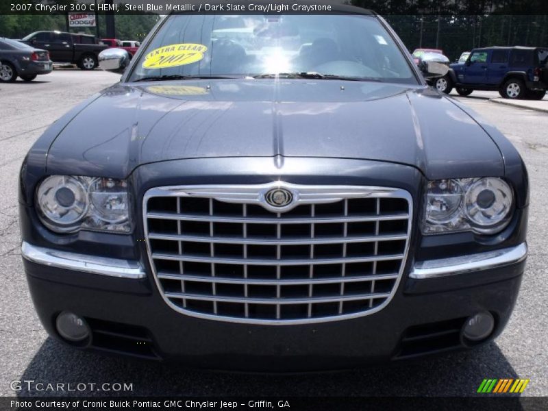 Steel Blue Metallic / Dark Slate Gray/Light Graystone 2007 Chrysler 300 C HEMI