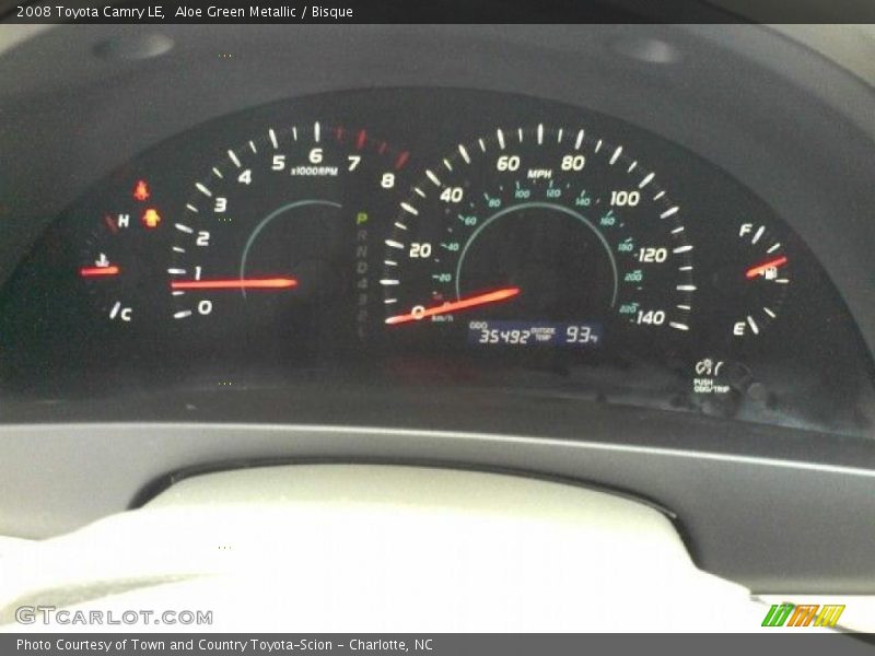 Aloe Green Metallic / Bisque 2008 Toyota Camry LE