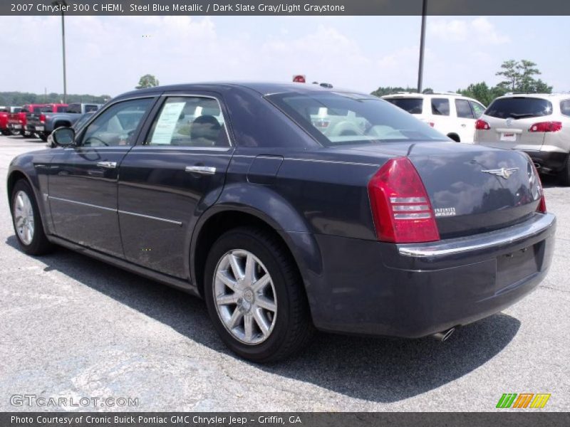 Steel Blue Metallic / Dark Slate Gray/Light Graystone 2007 Chrysler 300 C HEMI