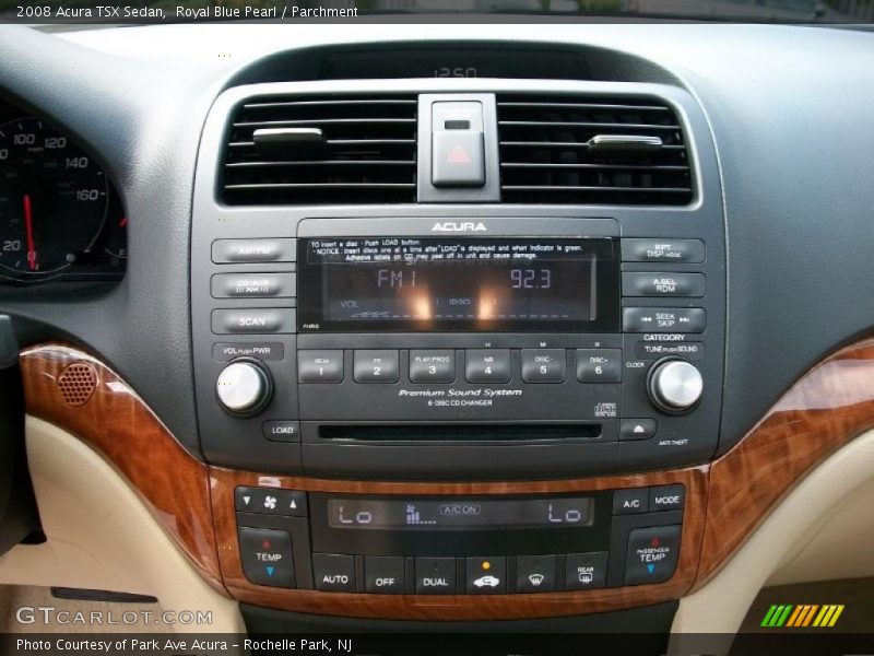 Royal Blue Pearl / Parchment 2008 Acura TSX Sedan