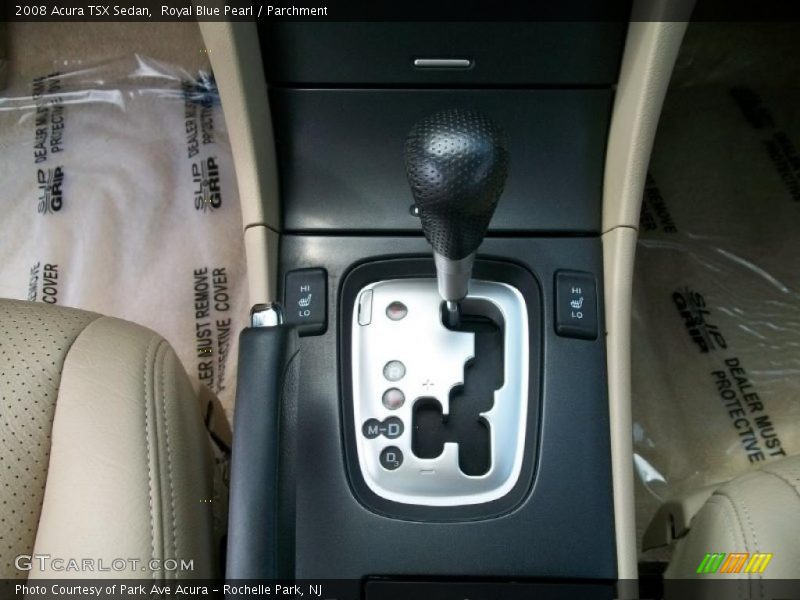 Royal Blue Pearl / Parchment 2008 Acura TSX Sedan