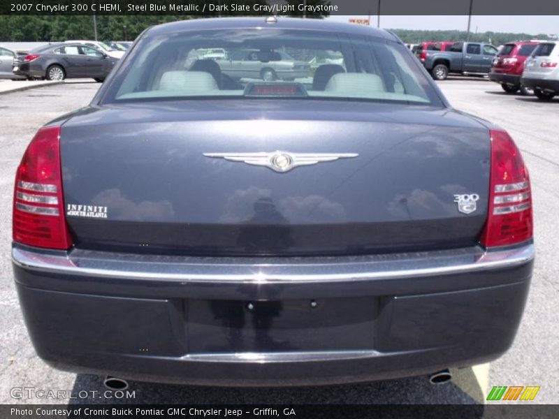 Steel Blue Metallic / Dark Slate Gray/Light Graystone 2007 Chrysler 300 C HEMI
