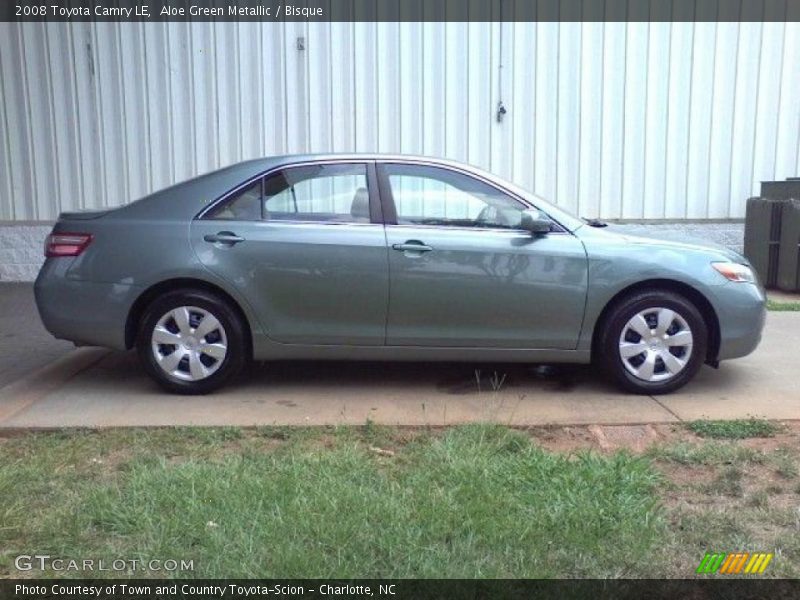Aloe Green Metallic / Bisque 2008 Toyota Camry LE