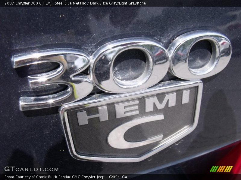 Steel Blue Metallic / Dark Slate Gray/Light Graystone 2007 Chrysler 300 C HEMI
