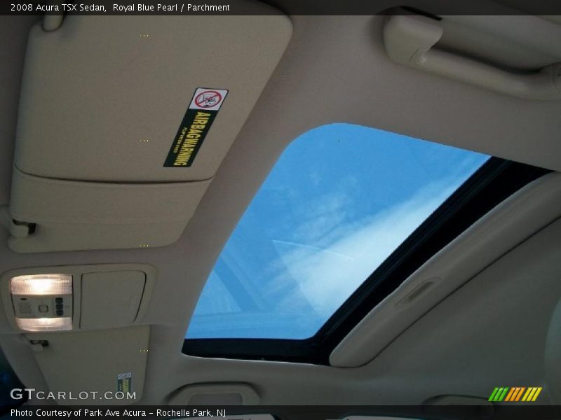 Royal Blue Pearl / Parchment 2008 Acura TSX Sedan