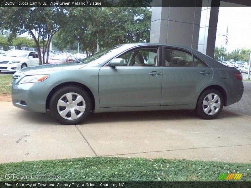 Aloe Green Metallic / Bisque 2008 Toyota Camry LE