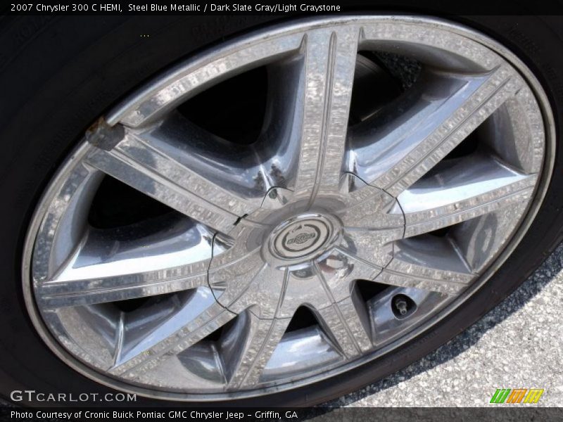 Steel Blue Metallic / Dark Slate Gray/Light Graystone 2007 Chrysler 300 C HEMI