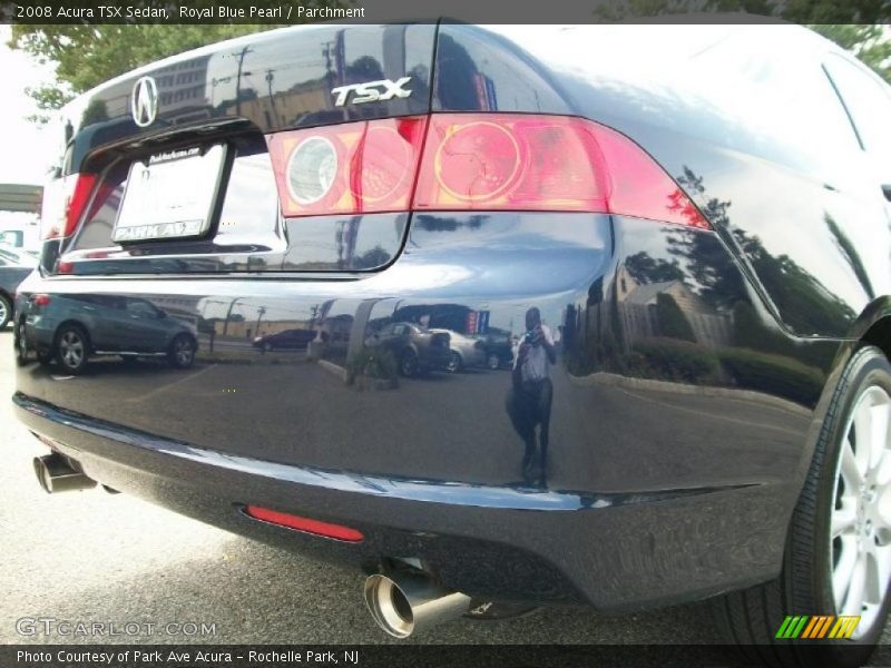 Royal Blue Pearl / Parchment 2008 Acura TSX Sedan