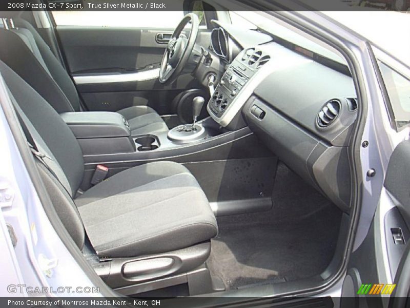 True Silver Metallic / Black 2008 Mazda CX-7 Sport