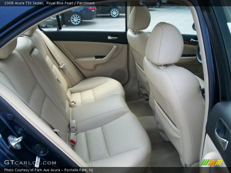 Royal Blue Pearl / Parchment 2008 Acura TSX Sedan