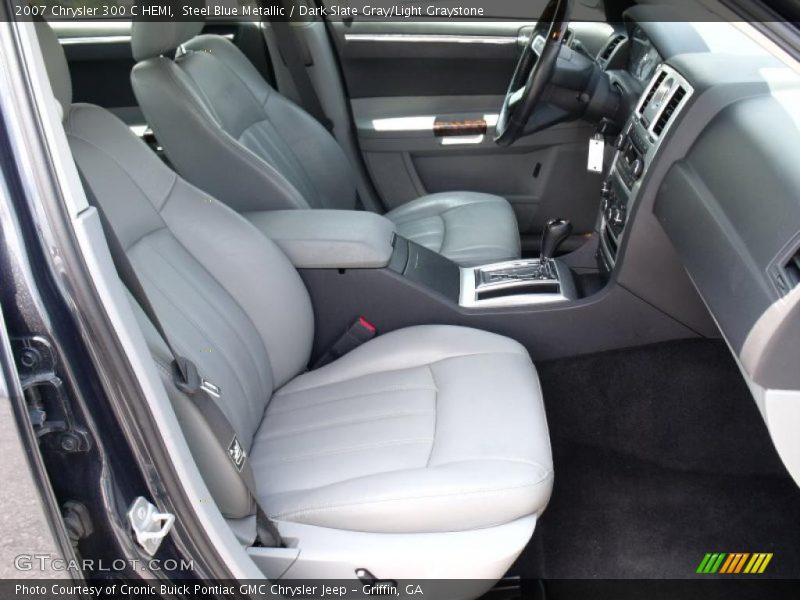 Steel Blue Metallic / Dark Slate Gray/Light Graystone 2007 Chrysler 300 C HEMI