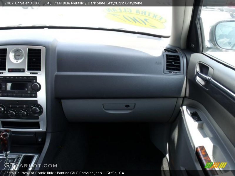 Steel Blue Metallic / Dark Slate Gray/Light Graystone 2007 Chrysler 300 C HEMI