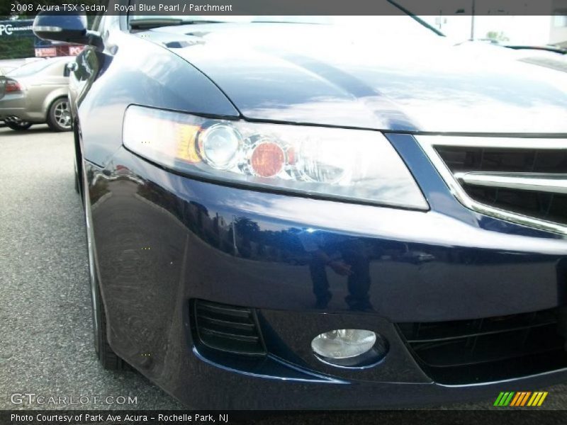 Royal Blue Pearl / Parchment 2008 Acura TSX Sedan