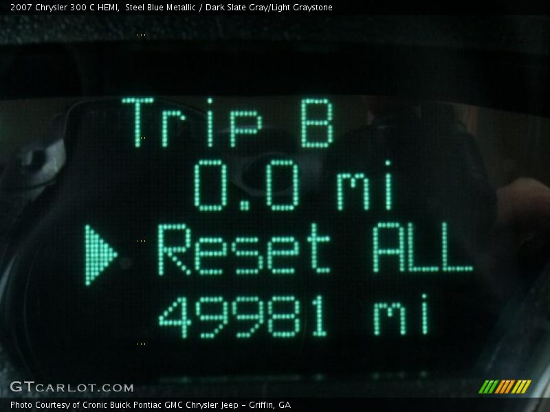 Steel Blue Metallic / Dark Slate Gray/Light Graystone 2007 Chrysler 300 C HEMI