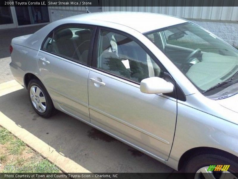 Silver Streak Mica / Stone 2008 Toyota Corolla LE