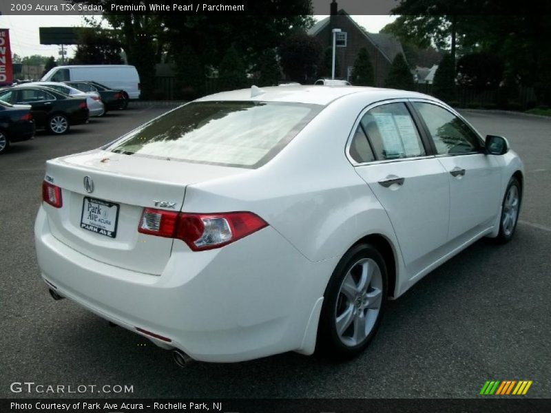 Premium White Pearl / Parchment 2009 Acura TSX Sedan