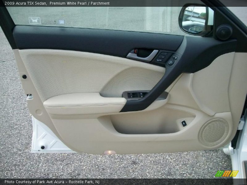 Premium White Pearl / Parchment 2009 Acura TSX Sedan