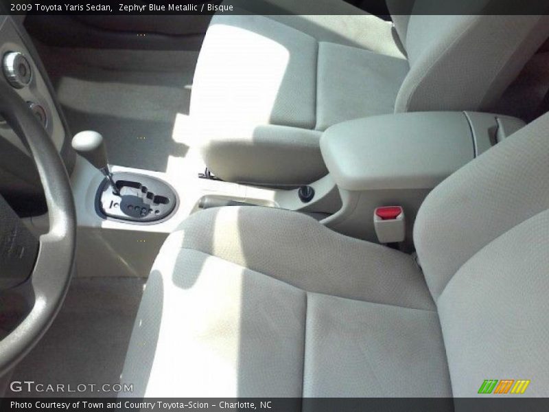 Zephyr Blue Metallic / Bisque 2009 Toyota Yaris Sedan