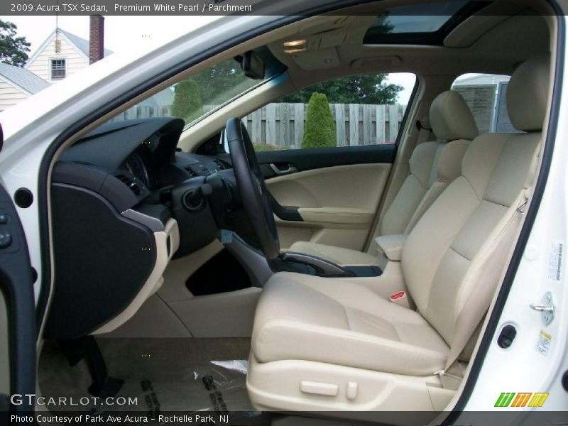 Premium White Pearl / Parchment 2009 Acura TSX Sedan