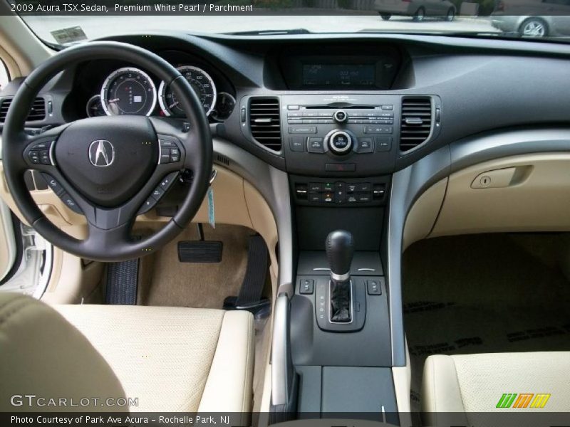 Premium White Pearl / Parchment 2009 Acura TSX Sedan