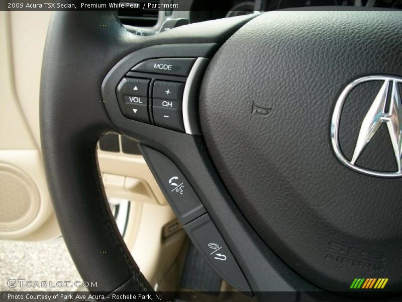Premium White Pearl / Parchment 2009 Acura TSX Sedan