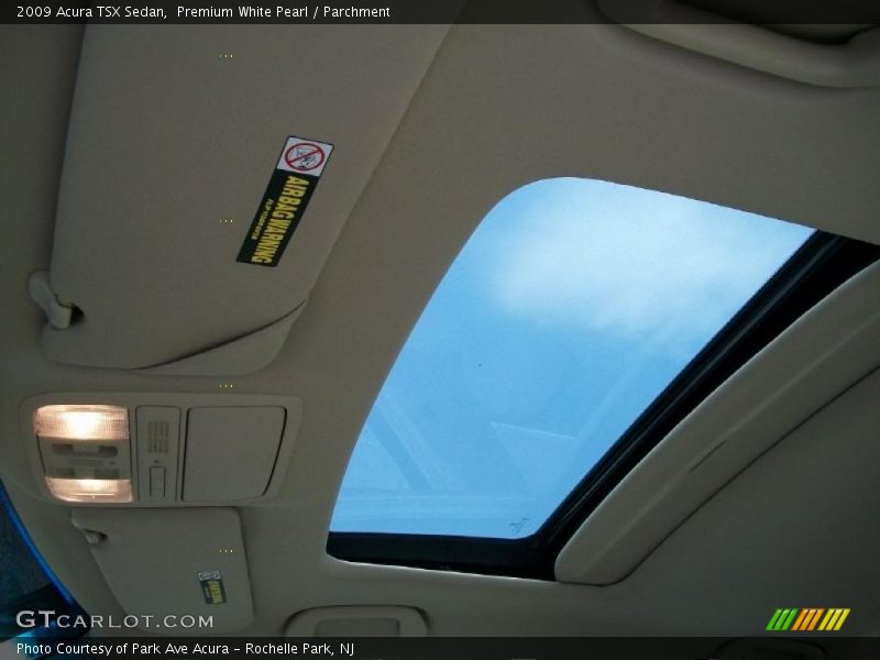 Premium White Pearl / Parchment 2009 Acura TSX Sedan