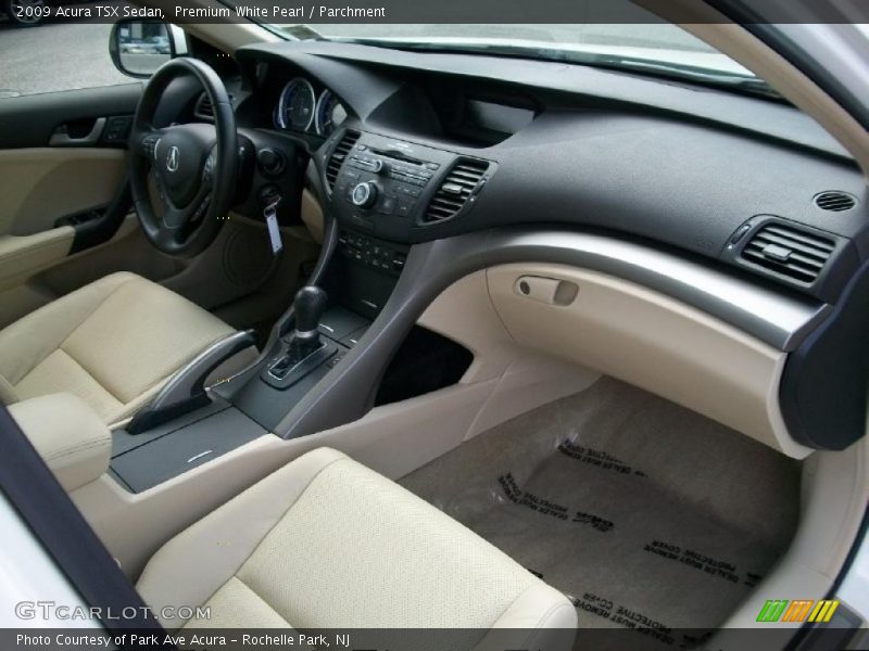 Premium White Pearl / Parchment 2009 Acura TSX Sedan