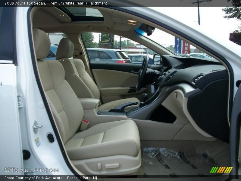 Premium White Pearl / Parchment 2009 Acura TSX Sedan