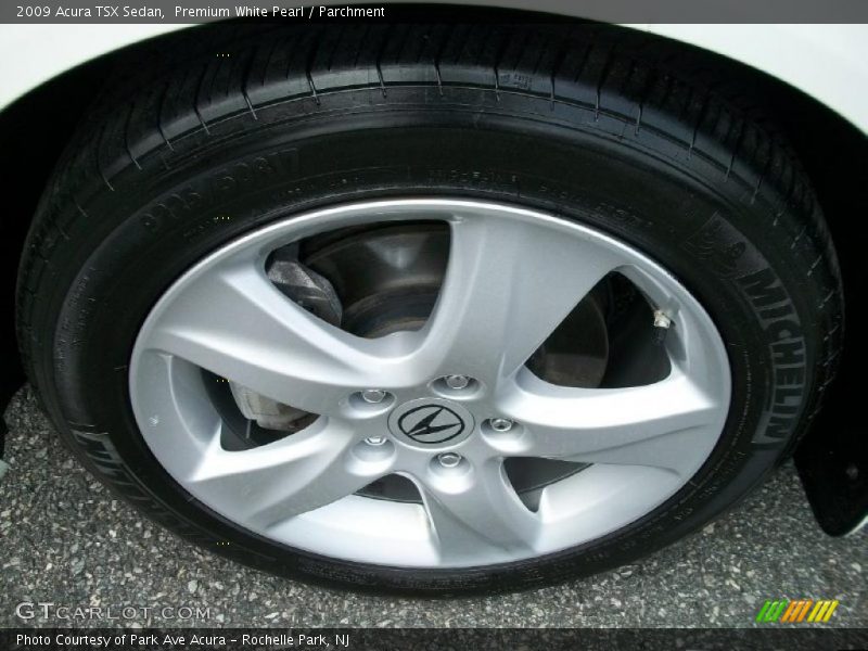 Premium White Pearl / Parchment 2009 Acura TSX Sedan