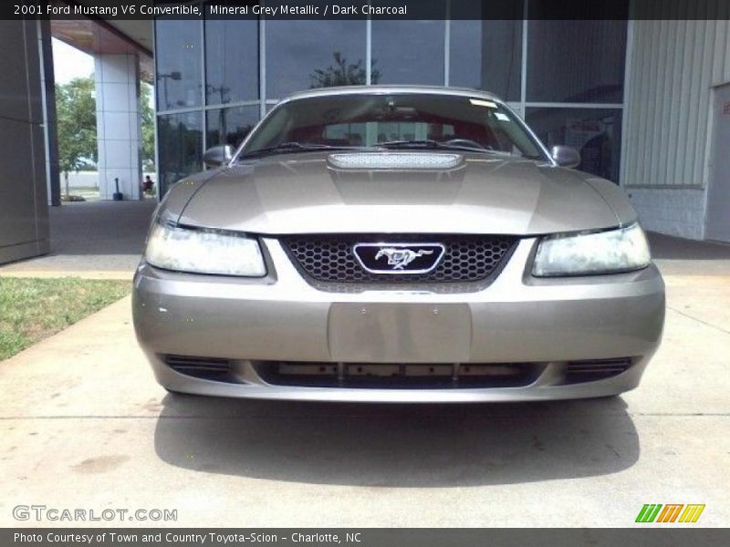 Mineral Grey Metallic / Dark Charcoal 2001 Ford Mustang V6 Convertible