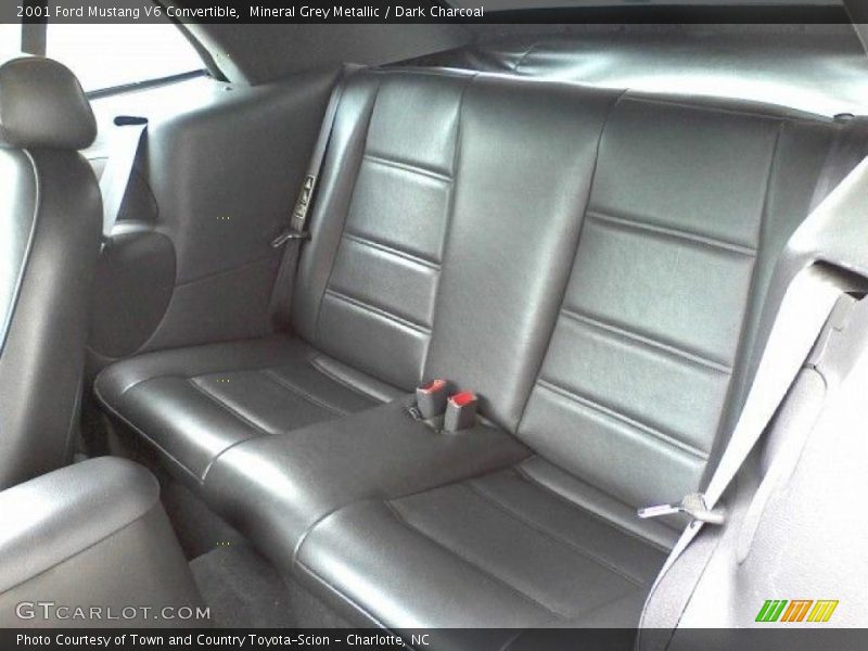Mineral Grey Metallic / Dark Charcoal 2001 Ford Mustang V6 Convertible