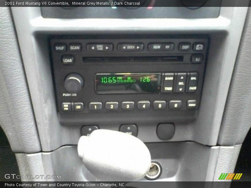 Mineral Grey Metallic / Dark Charcoal 2001 Ford Mustang V6 Convertible