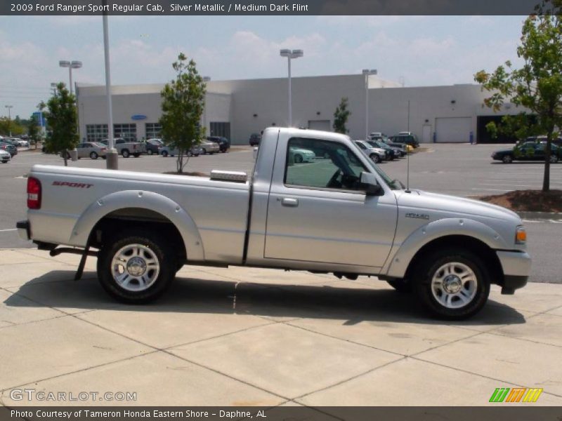 Silver Metallic / Medium Dark Flint 2009 Ford Ranger Sport Regular Cab