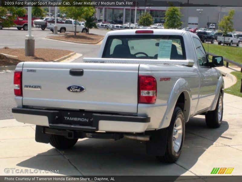 Silver Metallic / Medium Dark Flint 2009 Ford Ranger Sport Regular Cab