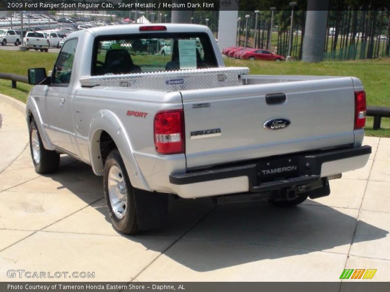 Silver Metallic / Medium Dark Flint 2009 Ford Ranger Sport Regular Cab