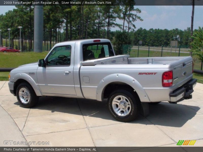 Silver Metallic / Medium Dark Flint 2009 Ford Ranger Sport Regular Cab