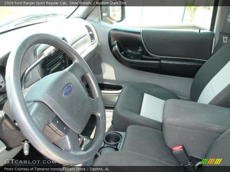 Silver Metallic / Medium Dark Flint 2009 Ford Ranger Sport Regular Cab
